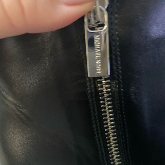 New Michael Kors black leather boots size 7.5 - Picture 9 of 9
